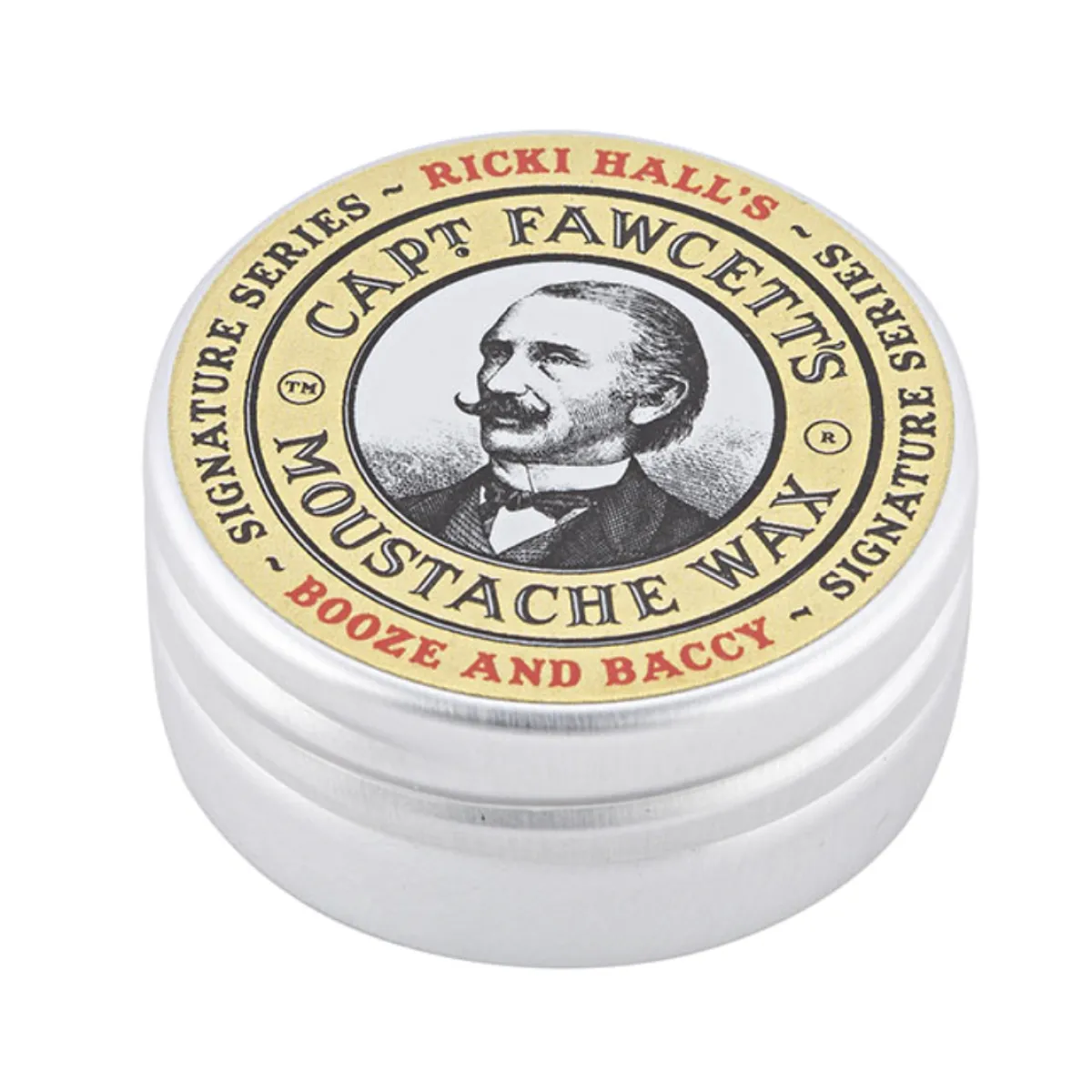Captain Fawcett - Ricki Hall's Booze&Baccy - Wosk do stylizacji wąsów  15ml