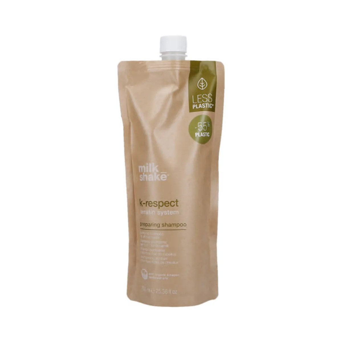 Milkshake K - Respect Preparing - Przygotowujący do zabiegu wygładzania Szampon 750ml