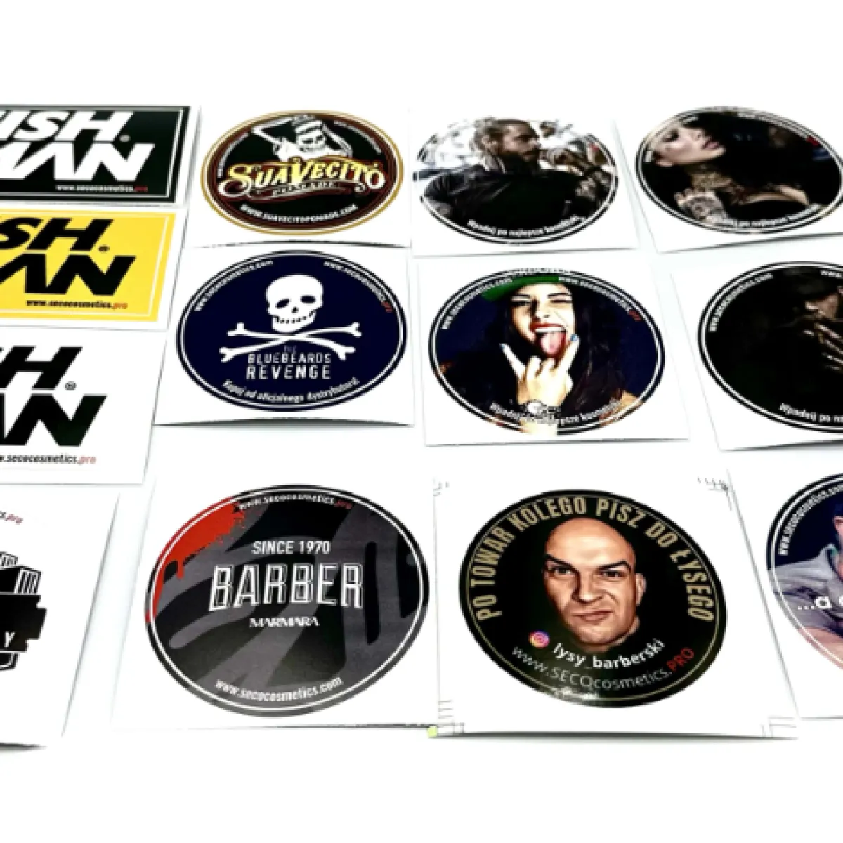 Pakiet wlepek reklamowych - mix