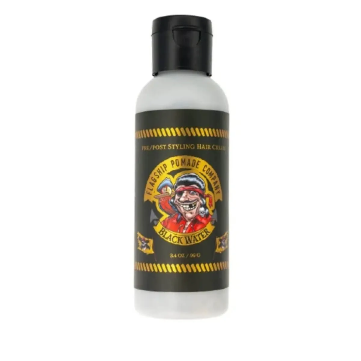 Flagship - Pomade Black Water Hair Cream - Matowy krem do włosów 96g