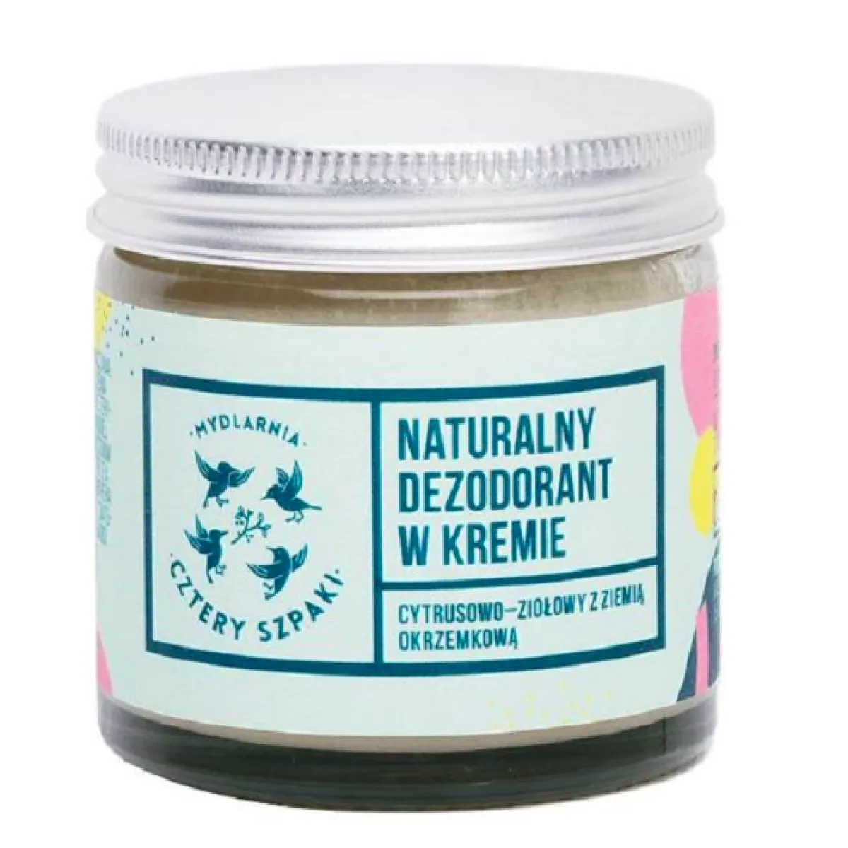 Cztery Szpaki - Cytrusowo - Ziołowy - Naturalny dezodorant w kremie, 60ml