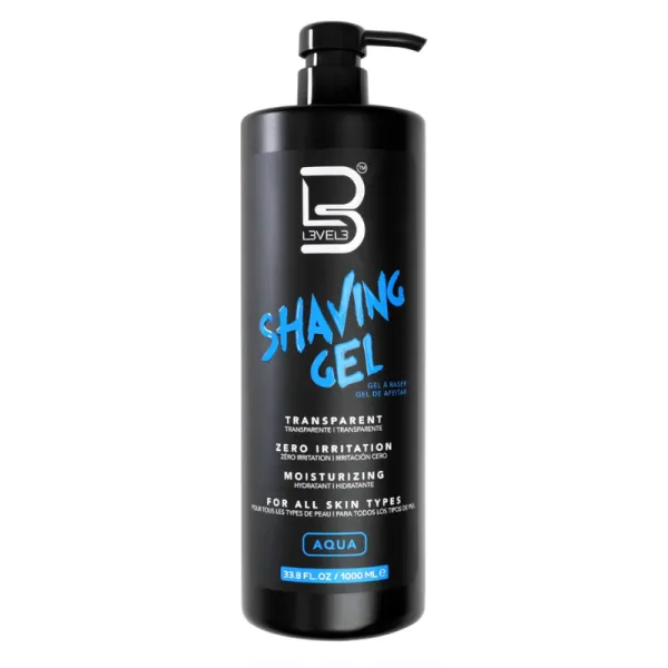 L3VEL3 - Gel AQUA - Żel do golenia Aqua 1000 ml