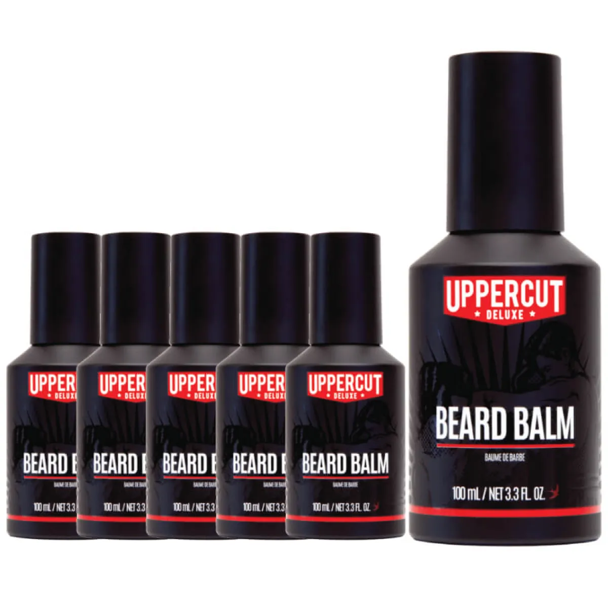 Uppercut Deluxe - Pakiet Beard Balm - Balsam do brody 6 szt.