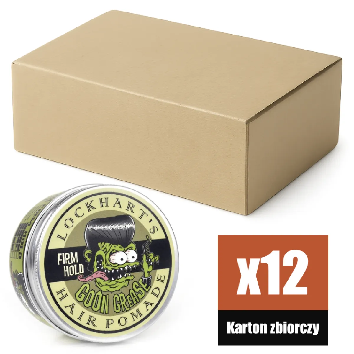 Lockhart's - Goon Grease Firm Hold - Woskowa pomada do włosów KARTON 12x96g