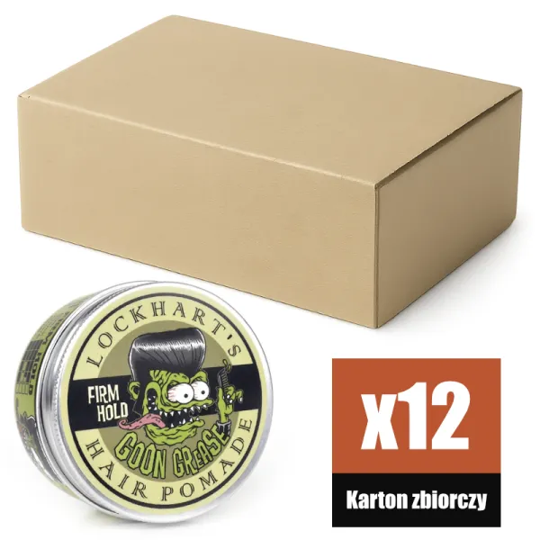 Lockhart's - Goon Grease Firm Hold - Woskowa pomada do włosów KARTON 12x96g
