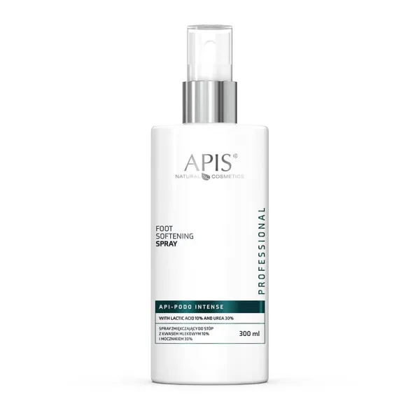 Apis - Api - Podo Intense - Spray zmiękczający do stóp z kwasem mlekowym 10% i mocznikiem 30% 300ml