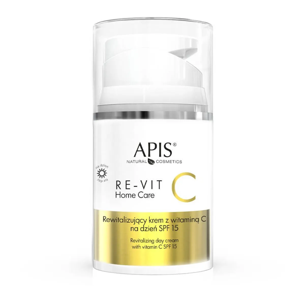 Apis - Re - Vit C Home Care - Rewitalizujący krem na dzień do twarzy z witaminą C SPF 15 50ml