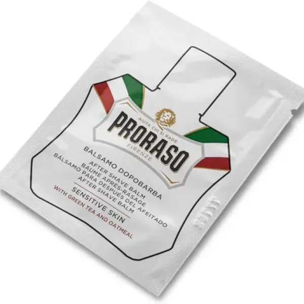 Proraso - Sensitive, linia Biała - Balsam po goleniu, do skóry wrażliwej, łagodzący podrażnienia 4ml