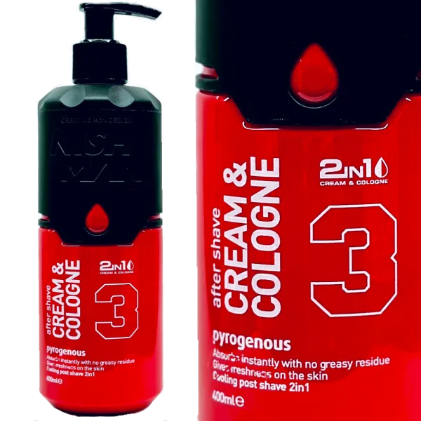 Nishman - Aftershave Cream & Cologne 2in1 Pyrogenous 3 - Balsam po goleniu 400ml
