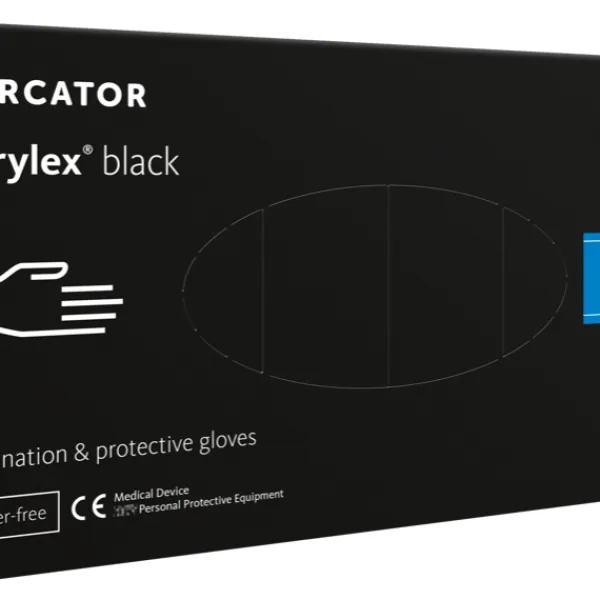 Mercator - Nitrylex Black - Rękawiczki ochronne M 100szt.