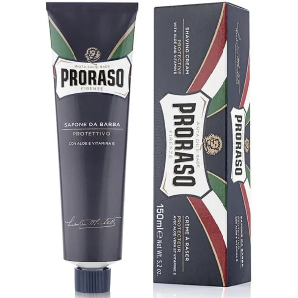 Proraso - Protective, linia Niebieska - Krem do golenia w tubie 150ml