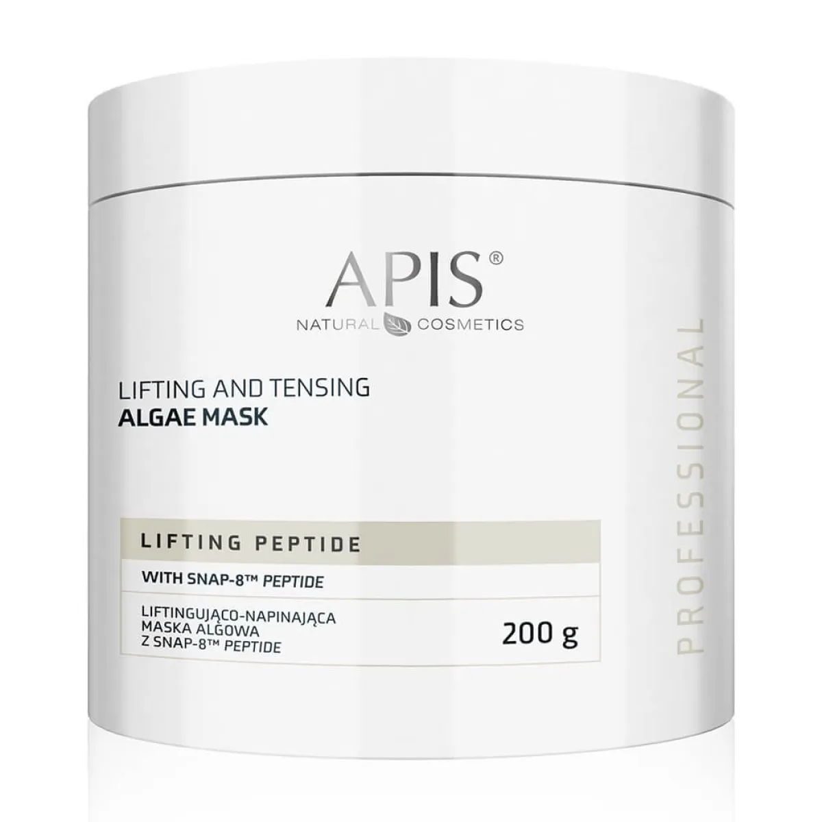 Apis - Lifting Peptide - Liftingująco napinajaca maska do twarzy, algowa z SNAP-8 TM peptide 200g
