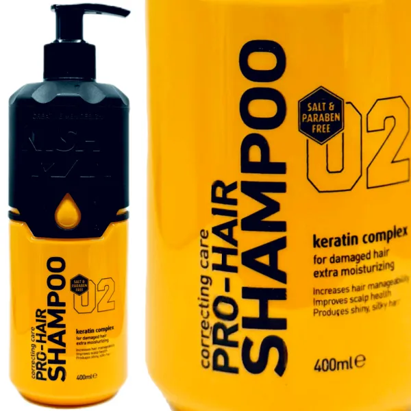 Nishman - 02 Pro - Hair Shampoo - Szampon do włosów 400ml