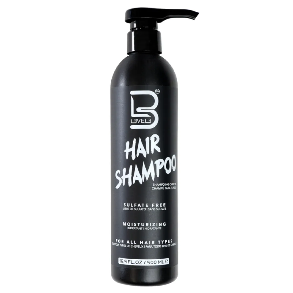 L3VEL3 - Sulfate Shampoo - Szampon do włosów 500 ml