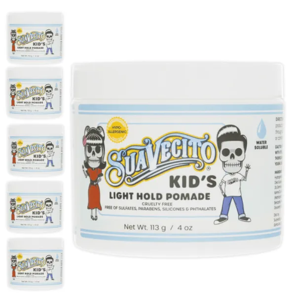 Suavecito - Light Hold Kid's - Pomada do Włosów dla Dzieci PAKIET 6x113g