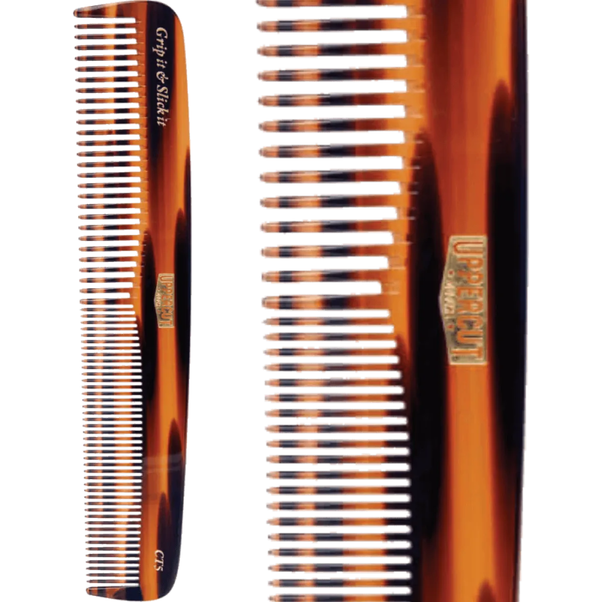 Uppercut Deluxe - Gold Logo Comb CT5 - Grzebień do włosów