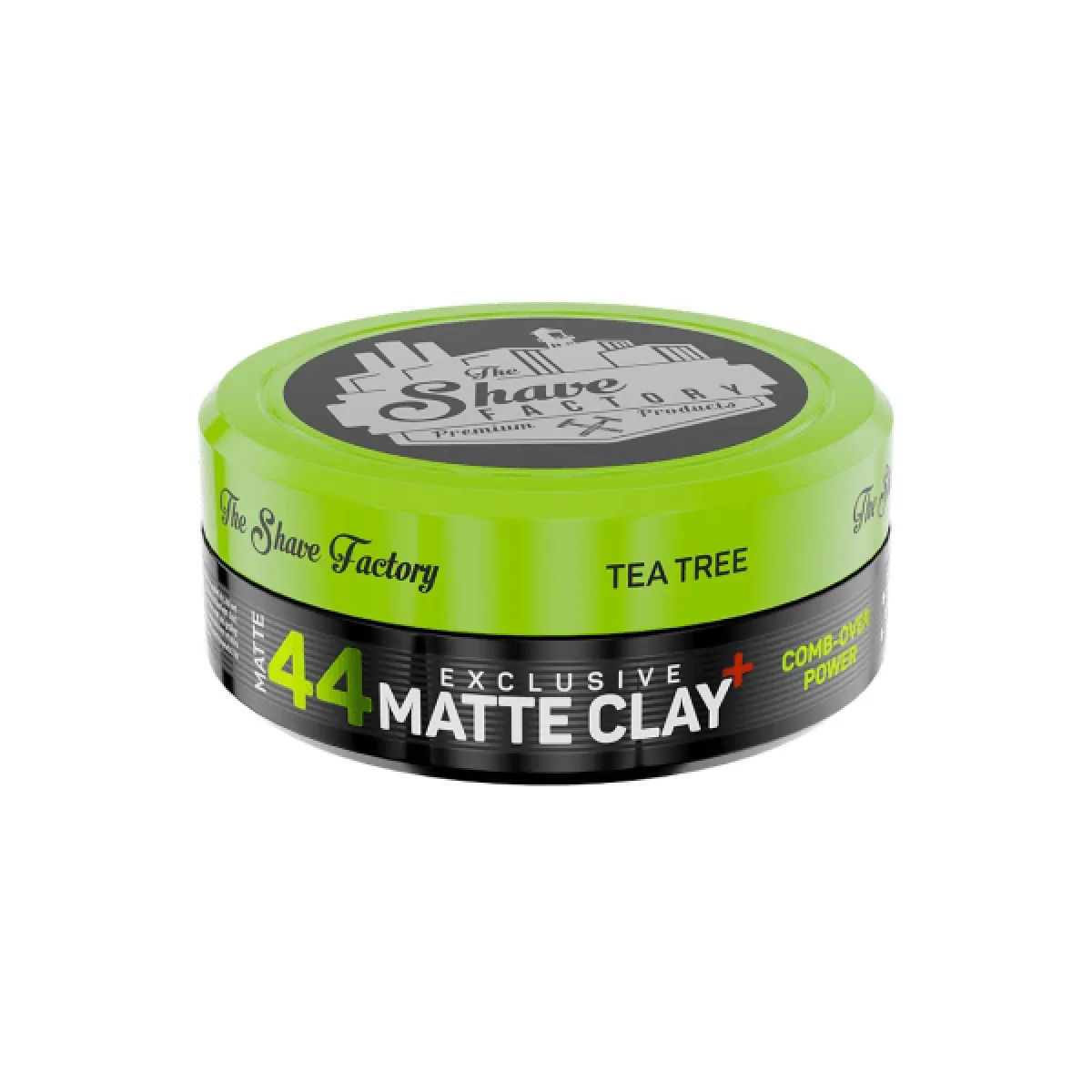 The Shave Factory - Exclusive Matte Clay Comb - Over Power 44 - Matowa glinka do włosów 150ml