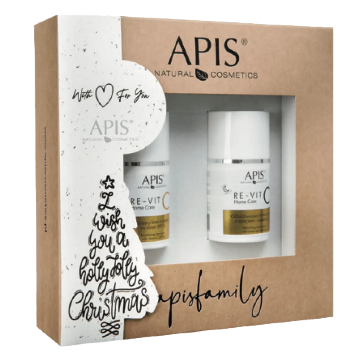 Apis - Re - Vit C Home Care krem na dzień 50ml, krem na noc 50ml - Zestaw Świąteczny