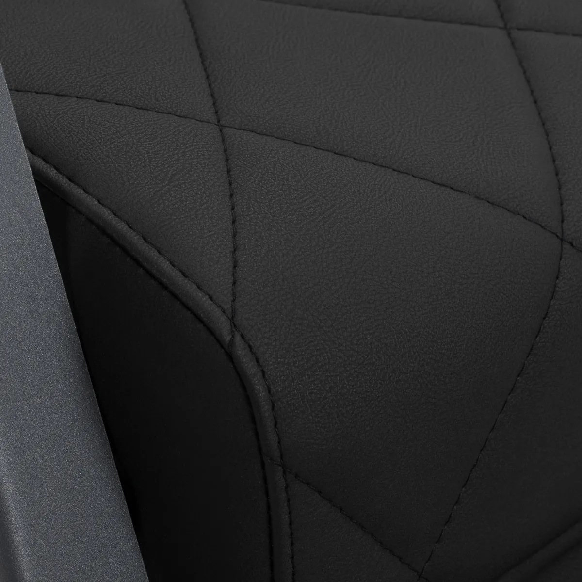 Fotel barberski Gabbiano Bruno czarny z szarą podstawą