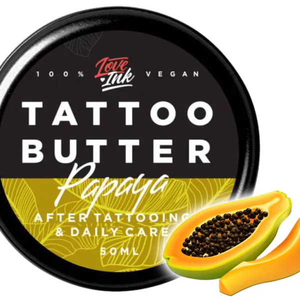 Loveink - Tattoo Butter Papaya - Masło do pielęgnacji tatuażu 50ml