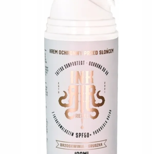 Horde Wild - Ink Rebel SPF 50+ Brzoskwinia Gruszka  - Krem ochronny do tatuażu, przeciwsłoneczny 100ml