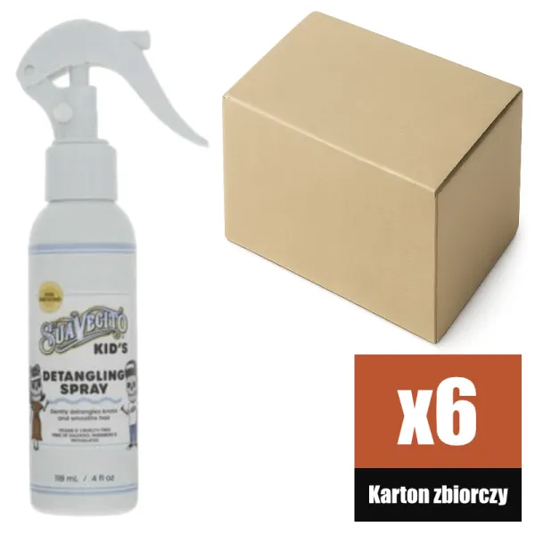 Suavecito - Kid's Detangling Spray - Spray do Rozczesywania Włosów dla Dzieci - KARTON 6x118ml