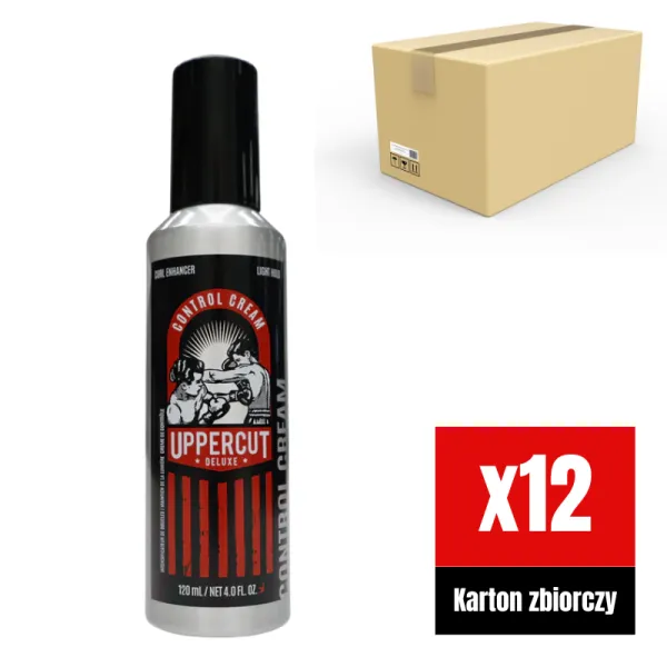 Uppercut Deluxe - Control Cream - Krem do stylizacji włosów KARTON 24x120ml