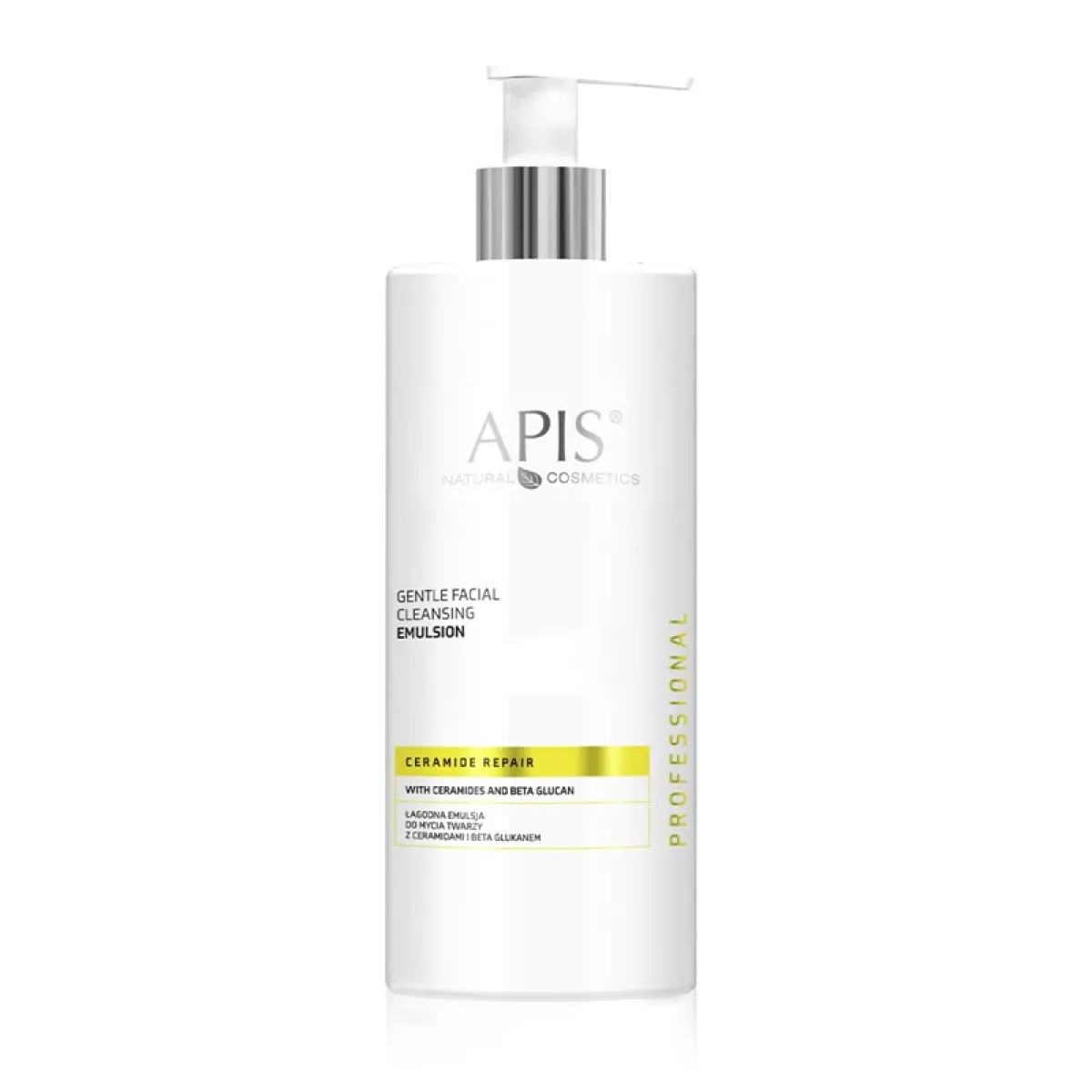 Apis - Ceramide Repair - Łagodna emulsja do mycia twarzy z ceramidami i beta glukanem 500ml