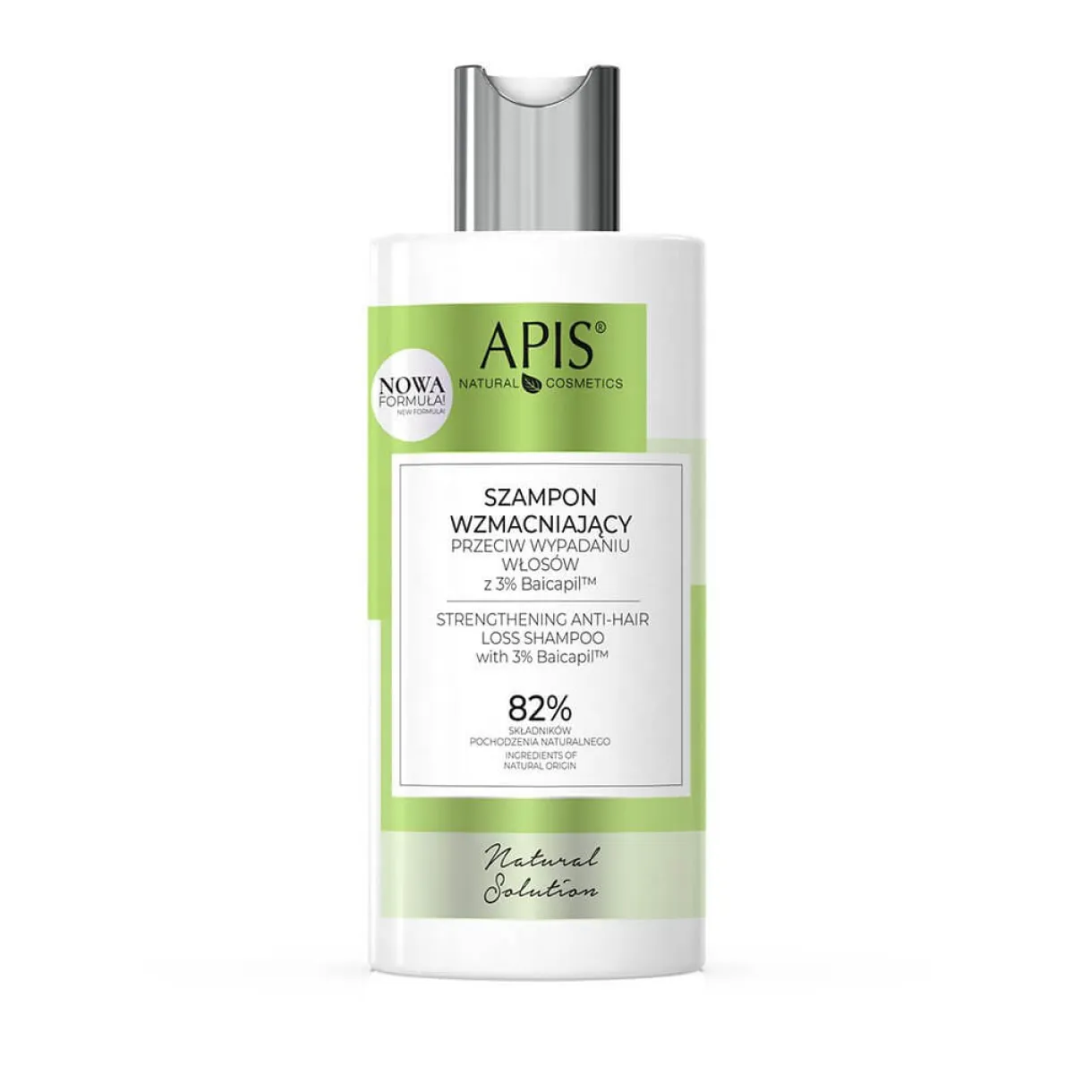 Apis - Natural Solution 3% Baicapil - Szampon wzmacniający przeciw wypadaniu włosów 300ml