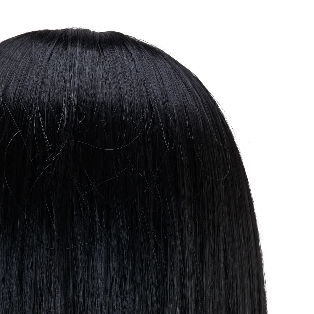 Główka fryzjerska treningowa z brodą Gabbiano WZ4 włosy syntetyczne 22 cm + 20 cm kolor 1H