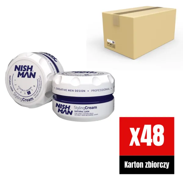 Nishman - Natural Look 6 - Pomada do włosów KARTON 48x150ml