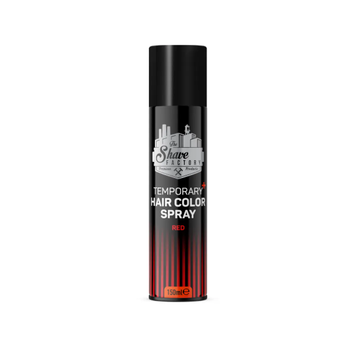 The Shave Factory - Temporary Hair Colour Spray Red - Tymczasowy, koloryzujący spray do włosów, czerwony 150ml