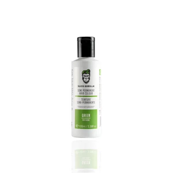Slick Gorilla - Semi Permanent Hair Colour, Green - Męska farba w zielonym kolorze do włosów rozjaśnianych 100ml