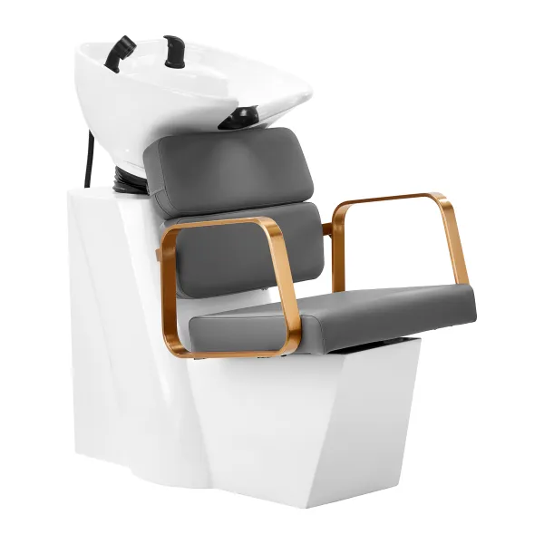 Myjnia fryzjerska Gabbiano Porto szaro-złota