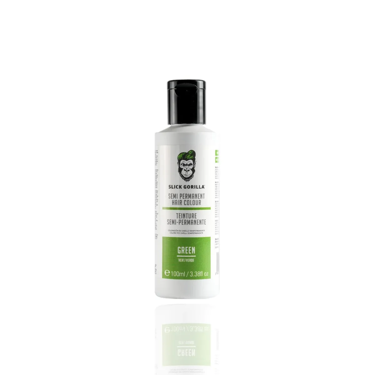 Slick Gorilla - Semi Permanent Hair Colour, Green - Męska farba w zielonym kolorze do włosów rozjaśnianych 100ml