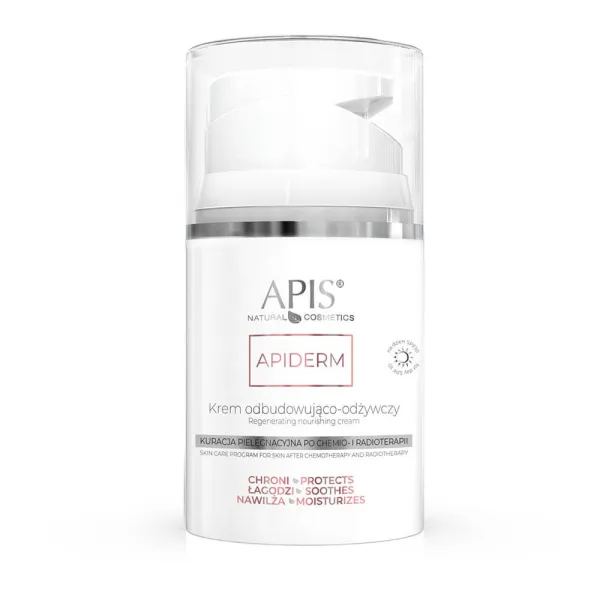 Apis - Apiderm - Krem do twarzy, odbudowująco-odżywczy na dzień po chemio- i radioterapii 50ml