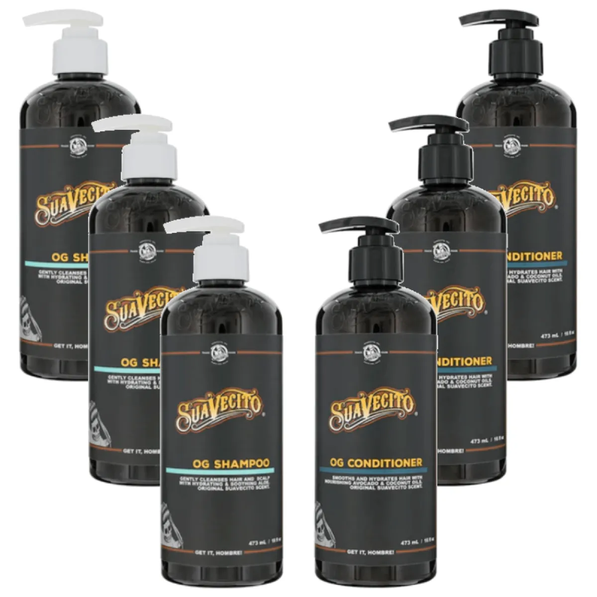 Suavecito - OG Shampoo & Conditioner - Szampony i Odżywki - Pakiet na myjkę