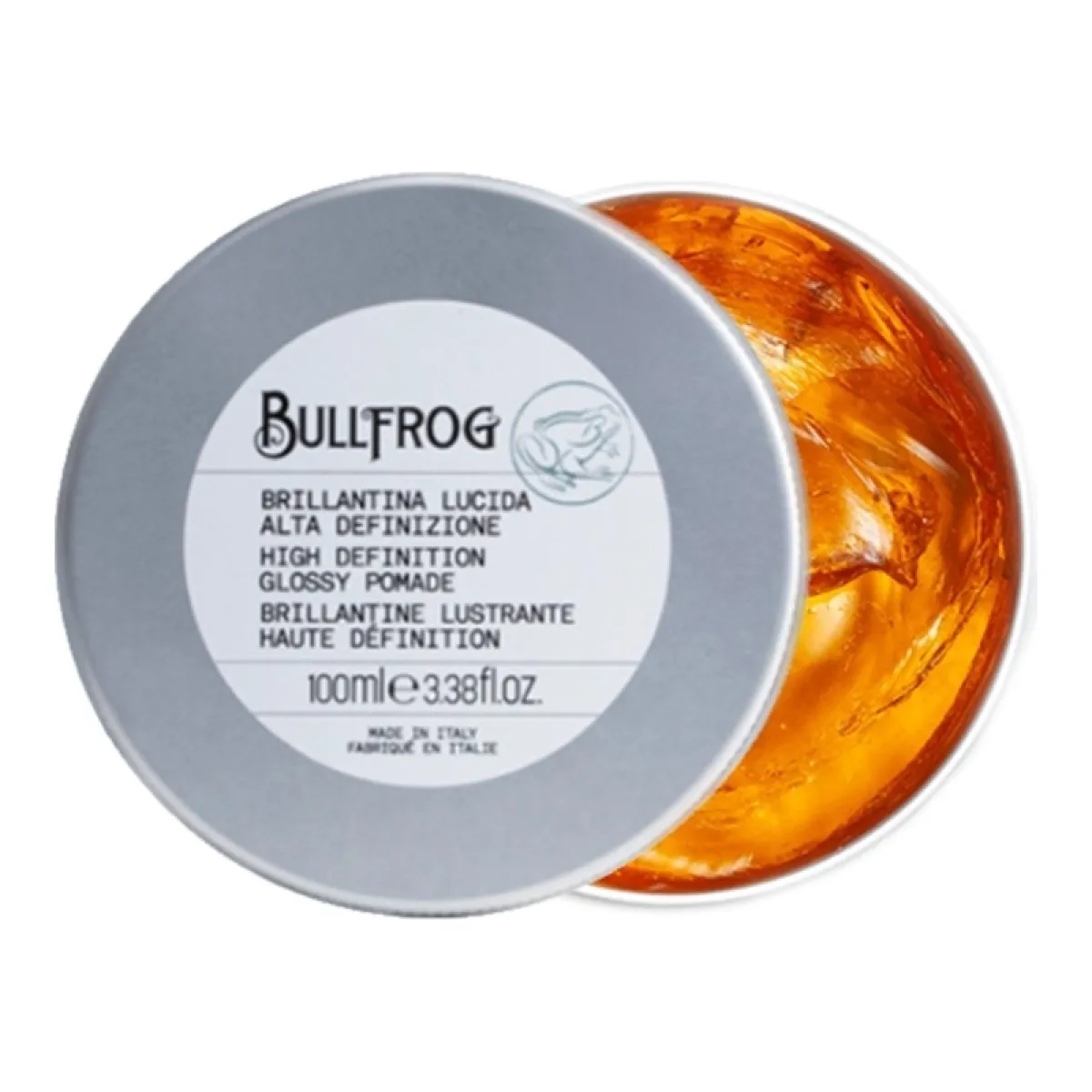 Bullfrog - High Definition Glossy Pomade - Wodna pomada do włosów z połyskiem 100ml