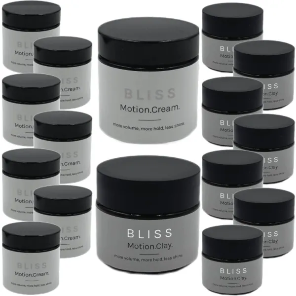 Bliss - Motion Cream - Matowy krem do włosów 60g + Bliss - Motion Clay - Matowa glinka do włosów 51g