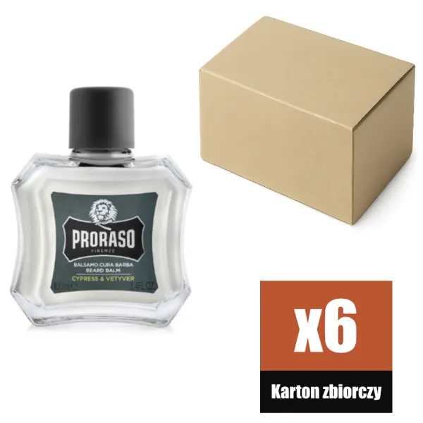 Proraso - Cypress & Vetyver - Balsam do brody KARTON 6x100ml