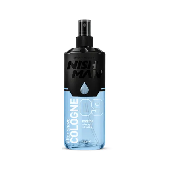 Nishman - 09 Marine - Aftershave, Woda po goleniu 400ml PAKIET 6+1