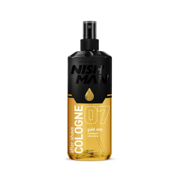Nishman - 07 Gold One - Aftershave, Woda po goleniu 400ml PAKIET 6+1
