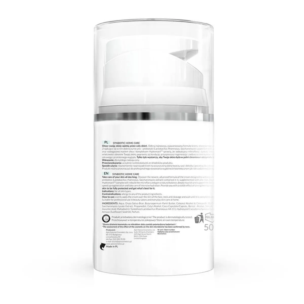 Apis - Synbiotic Home Care - Krem do twarzy z probiotykami i prebiotykami na dzień 50ml