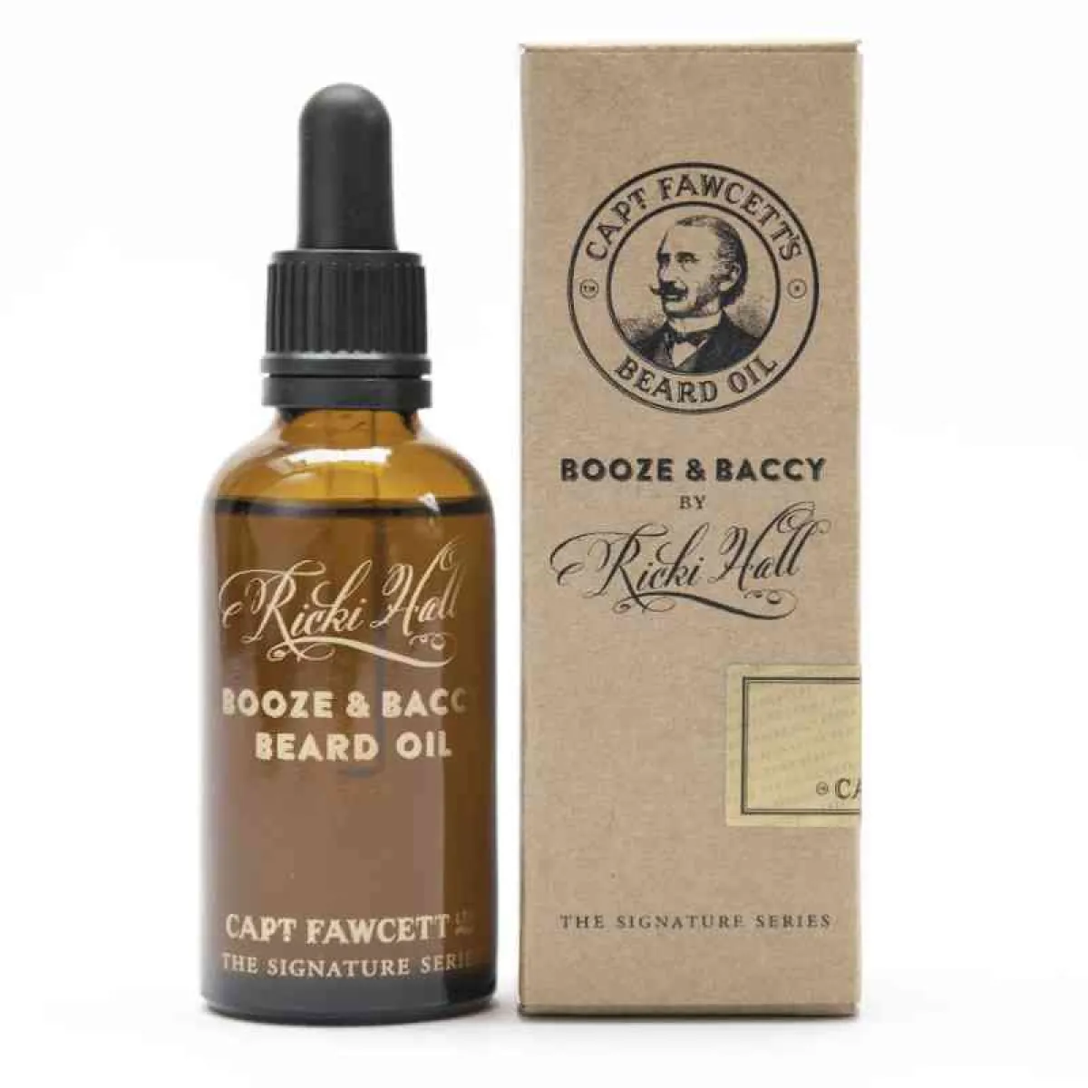Captain Fawcett - Ricki Hall's Booze & Baccy - Olejek do brody 50ml