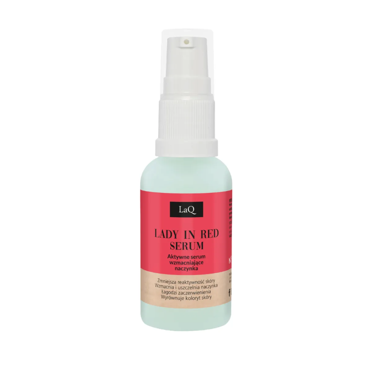 LaQ - Lady in Red Serum - Be Proud! - Aktywne Serum Wzmacniające Naczynka 30ml