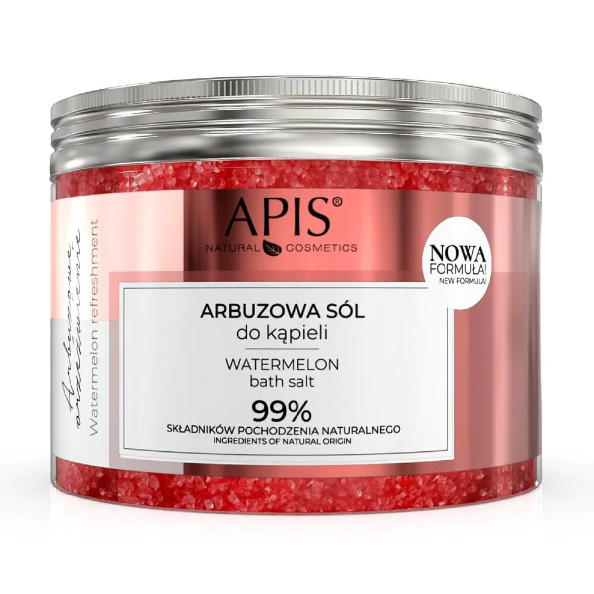 Apis - Arbuzowe Orzeźwienie - Arbuzowa sól do kąpieli 650g