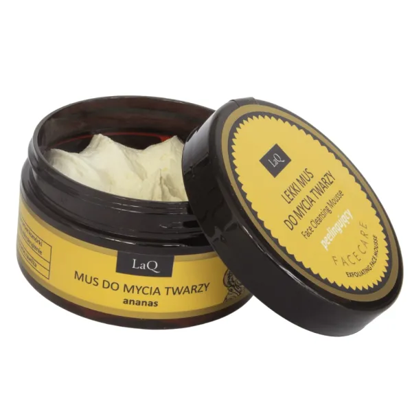 LaQ - Peelingujący Ananas - Peelingujący Mus do mycia twarzy 100ml