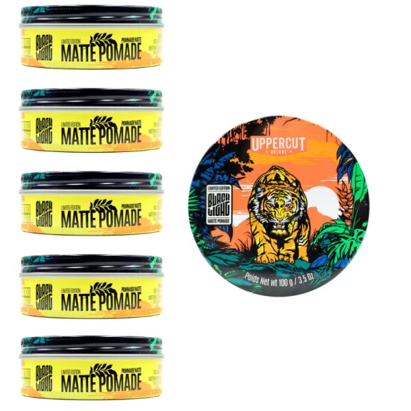 Uppercut Deluxe - Matte Pomade Limited Edition - Blacklight 100g - Wodna pomada do włosów