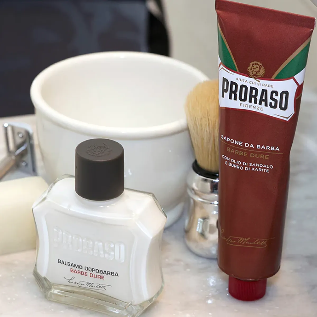 Proraso - Coarse Beards, linia Czerwona - Krem do golenia w tubie 150ml