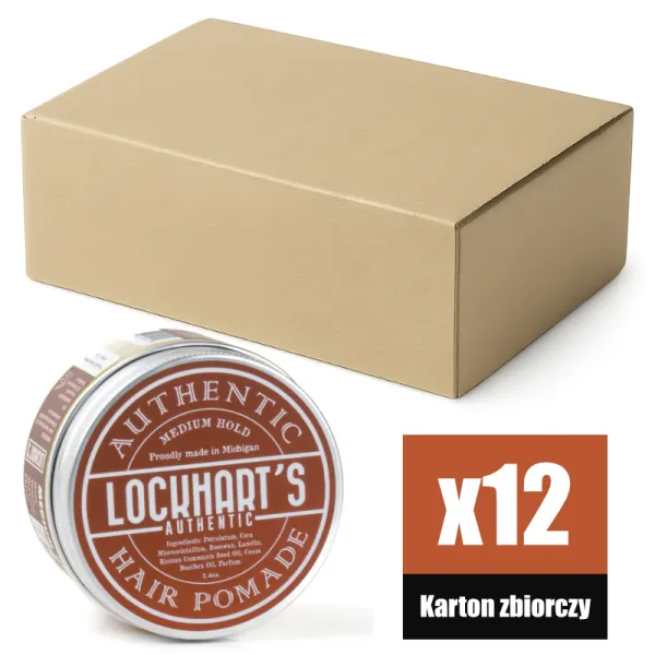 Lockhart's - Medium Hold - Pomada do włosów KARTON 12x96g